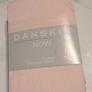 Danskin Now Footed Shimmer Tights NWT Size 7-10 and 12-16
